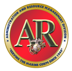 Emblem of the Administration and Resource Management Division (AR) 