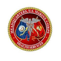 Emblem of Health Services Headquarters, U.S. Marine Corps